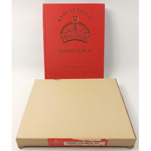 324 - A 1968 STANLEY GIBBONS George VI Stamp Album in lovely condition still in original shipping box. Spa... 