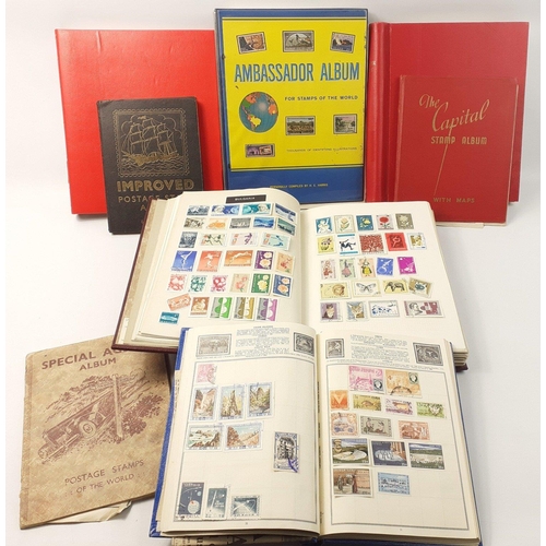 325 - A nice selection of stamp albums to include mainly Elizabeth II issues including Antarctic mint hing... 