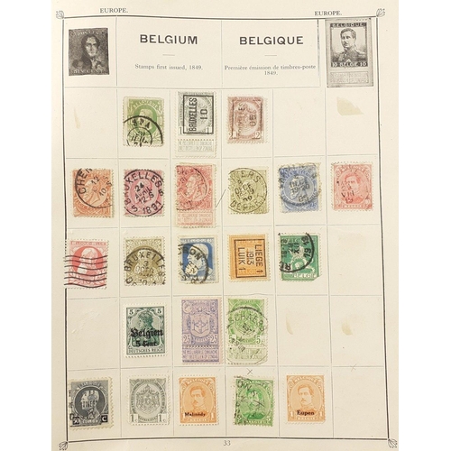 328 - STAMPS. An early 1900s album sparsely filled but with some Imperial stamps of interest. Another albu... 