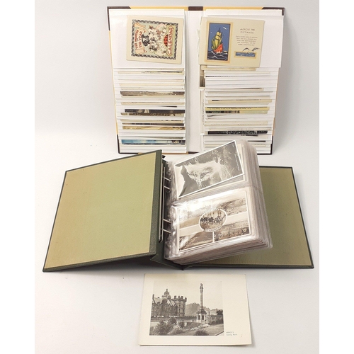 333 - Two small postcard albums with some cards of Scottish Topographical interest including a few from Ho... 