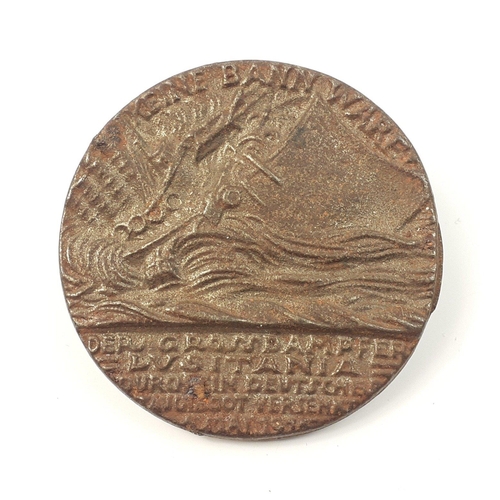 341 - A LUSITANIA medal#340