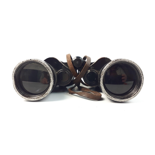 343 - A pair of WWII Carl Zeiss Jena 7x50 Kreigsmarine M IV/I binoculars with Eagle and Swastika marks.  S... 