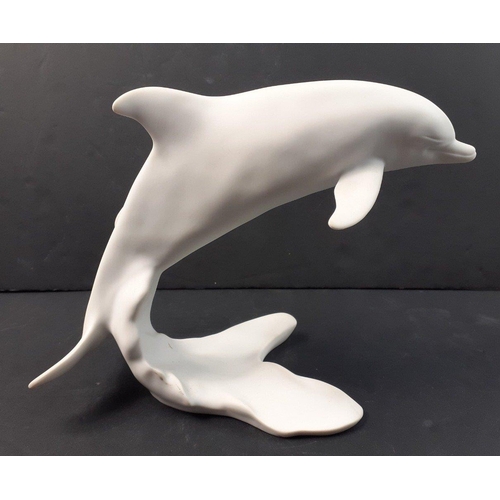 372 - A GERMAN KAISER porcelain dolphins figurine No 6979 - 15cm width x 18cm height - no chips, cracks or... 