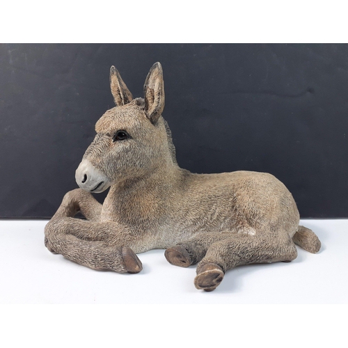 386 - Country Artists Donkey prone figurine - dimensions 16cm width x height 12cm approx#385