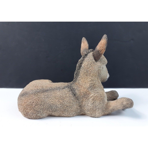 386 - Country Artists Donkey prone figurine - dimensions 16cm width x height 12cm approx#385