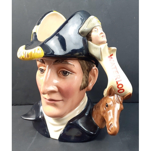 394 - ROYAL DOULTON ceramic hand decorated Character Jug - DUKE OF WELLINGTON No 911/1000 - dimensions 18c... 