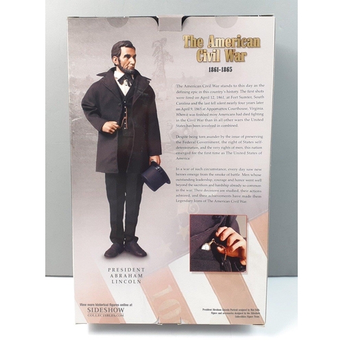 425 - A side show collectable 12 inch figure of President Abraham Lincoln from the Brotherhood of Arms Leg... 