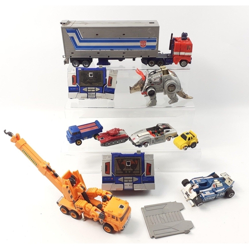 432 - A great little collection of original TRANSFORMERS - play worn toys#431