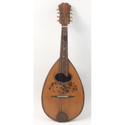 516 - A MANDOLIN.  A pretty 60cm Mandolin with use but body seems in good order.#515