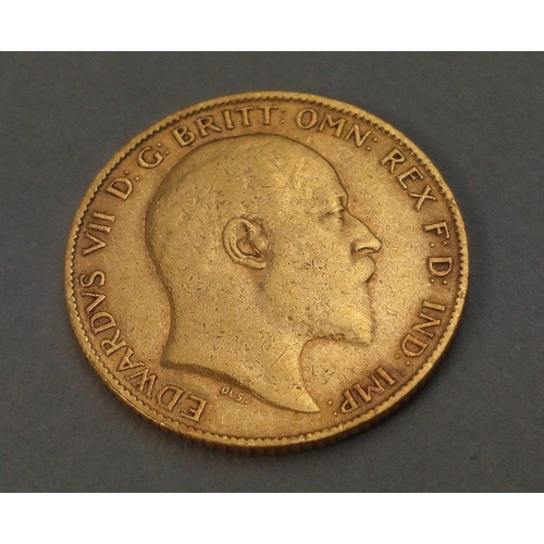 16 - HALF sovereign 1902 Edward VII#16