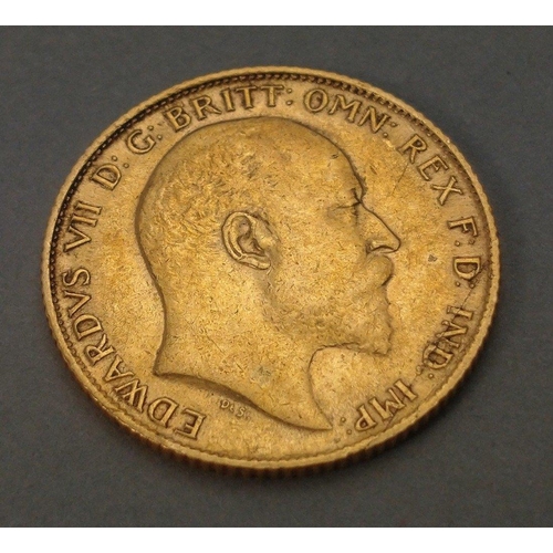 18 - HALF sovereign 1906 Edward VII#18