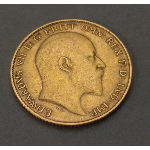 20 - HALF sovereign 1909 Edward VII#20