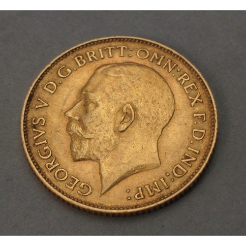 23 - HALF gold sovereign 1913 George V#23