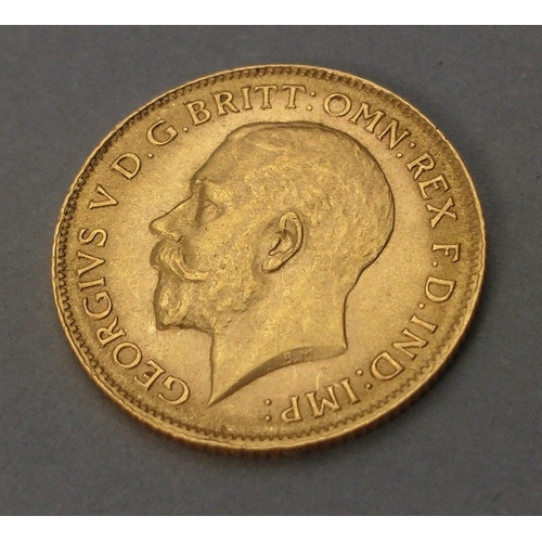 25 - HALF gold sovereign 1914 George V#25