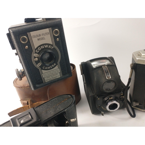 329 - A wonderful vintage photography lot to include a Super Six-20 Kodak Eastman folding camera with love... 