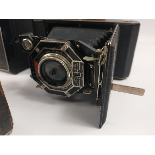 329 - A wonderful vintage photography lot to include a Super Six-20 Kodak Eastman folding camera with love... 