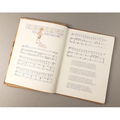 338 - A song book -  'Songs with Music' from a Child's Garden of Verses (R.L. Stevenson) volume with a ded... 