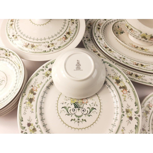 242 - Wonderful Royal Doulton Provencal part dinner service to include 8 x 27cm plates, 8 x 20cm side plat... 