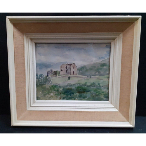 342 - A collection of 3 artworks by local Peebles art club member JAN MELROSE SMITH comprising a framed fi... 