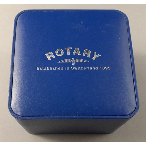 107 - A gent's ROTARY HERITAGE watch with paperwork in presentation box.  Working at time of valuation#107... 