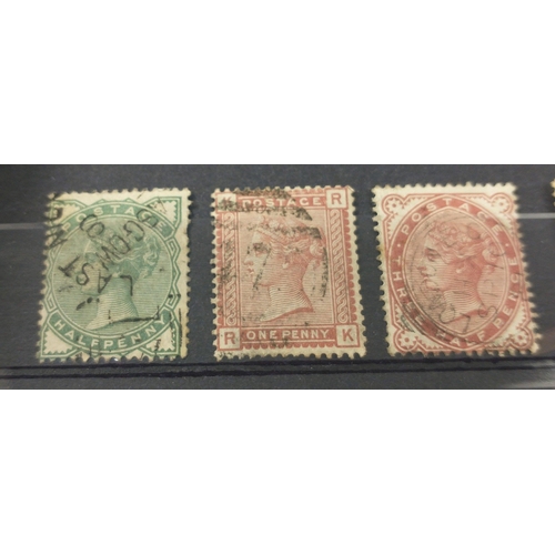108 - Queen Victoria 1880-1881 set of five QV with imperial crown watermarks (SG 164-169)#108