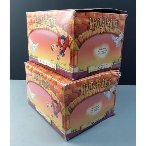 136 - Two boxed sealed ROYAL DOULTON HARRY POTTER figurines to include Ron and Scabbers and Hedwig (both b... 