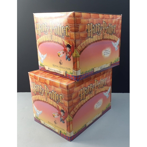 139 - Two boxed sealed ROYAL DOULTON HARRY POTTER figurines to include Struggle Potions and Birth of Norbe... 