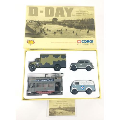 175 - A complete 50th anniversary OPERATION OVERLORD  CORGI CLASSICS D-DAY Storming the Beaches (97714) se... 
