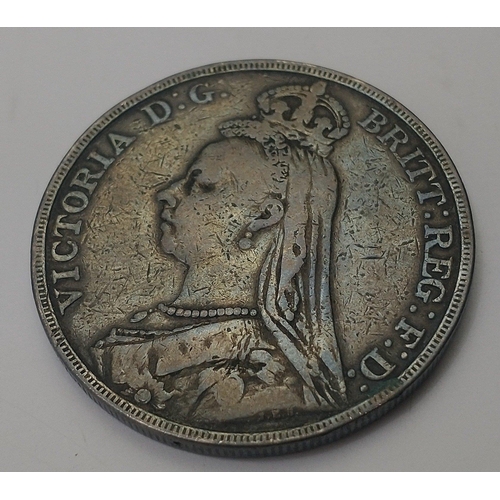 48 - An 1891 Victoria crown#48