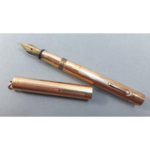 108 - A rather lovely WAHL gold filled fountain pen with WAHL No. 3 nib in good collectable condition.#131... 