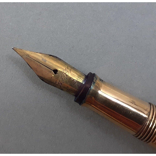 108 - A rather lovely WAHL gold filled fountain pen with WAHL No. 3 nib in good collectable condition.#131... 