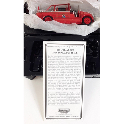 172 - Three MATCHBOX models boxed in excellent condition to include YYM37634 1932 Ford AA, YYM37635 Leylan... 