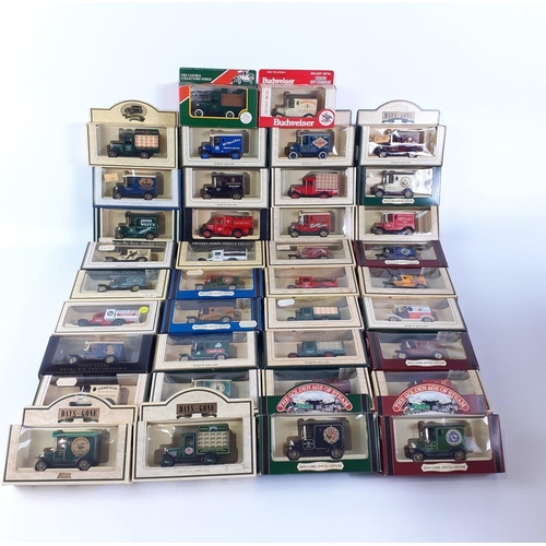 177 - A box of 50 LLEDO Days Gone die-cast collectable models boxed in excellent condition to include clas... 