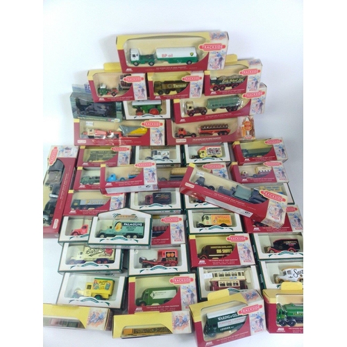 194 - A box of collectible model cars all in good unused condition to include many LLEDO Bygone Days TRACK... 