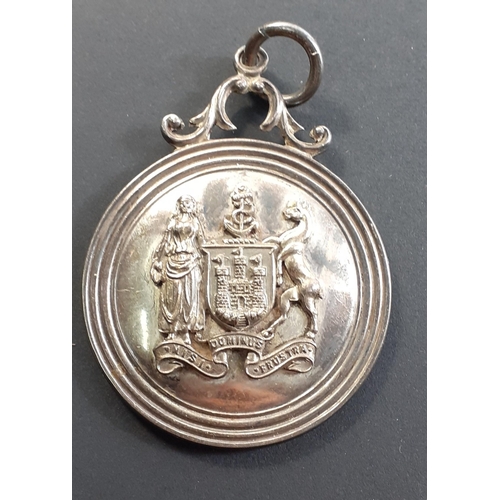 33 - A lovely sterling silver 1931 dux medal, Portobello High School with Scottish silver hallmarks 4.5cm... 