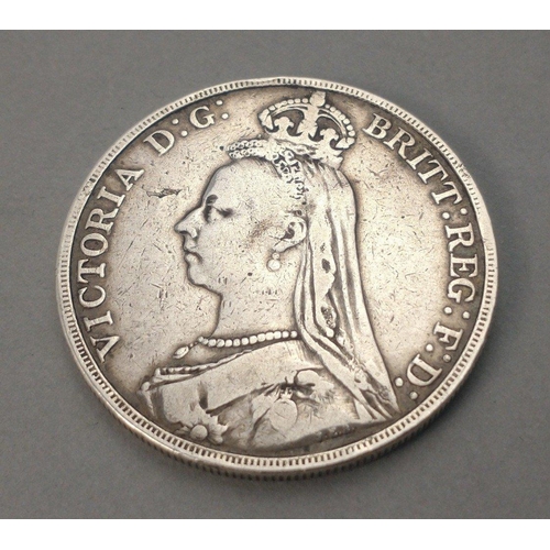 56 - An 1889 bun head Victoria crown#69