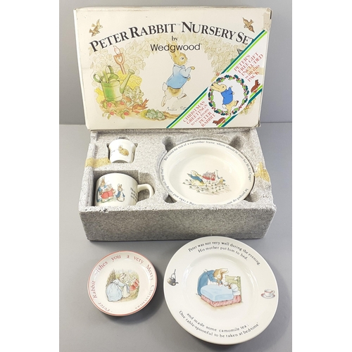WEDGWOOD Peter Rabbit Nursery Boxed Set comprising bowl, plate, mug ...