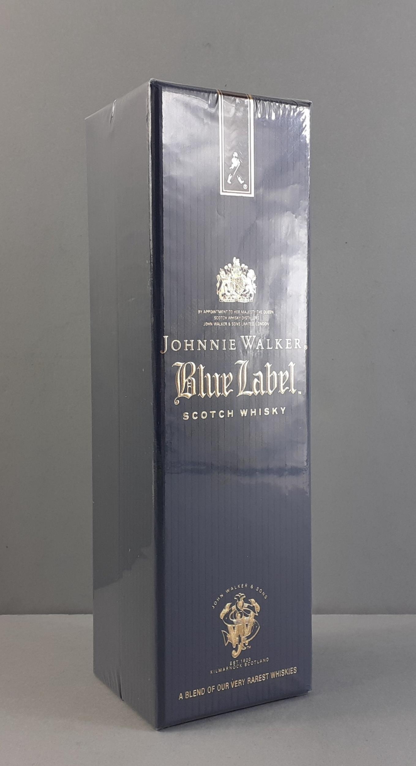 A JOHNNIE WALKER BLUE LABEL boxed sealed 20cl.#191