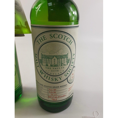 102 - A rare pair of THE SCOTCH WHISKY SOCIETY THE EDINBURGH PAIR - comprising 22.21 society cask and G1 s... 