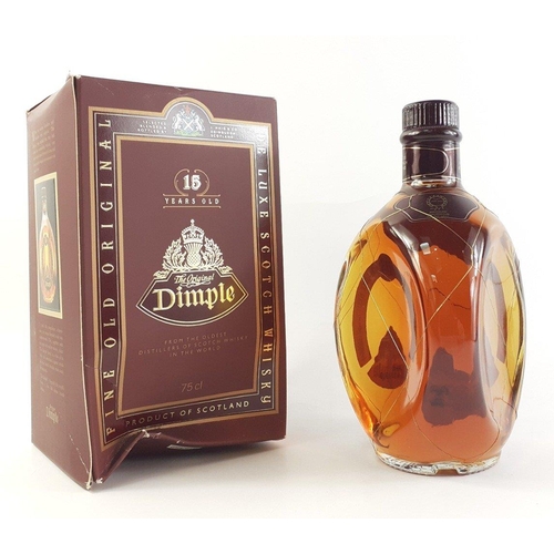 151 - THE ORIGINAL DIMPLE 15 years Old boxed 75cl bottle.#169