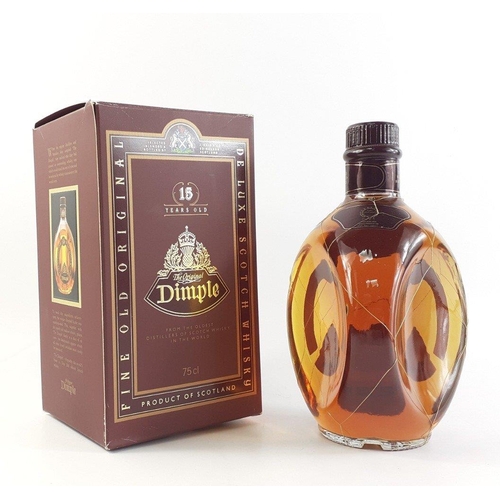 152 - THE ORIGINAL DIMPLE 15 years Old boxed 75cl bottle.#170