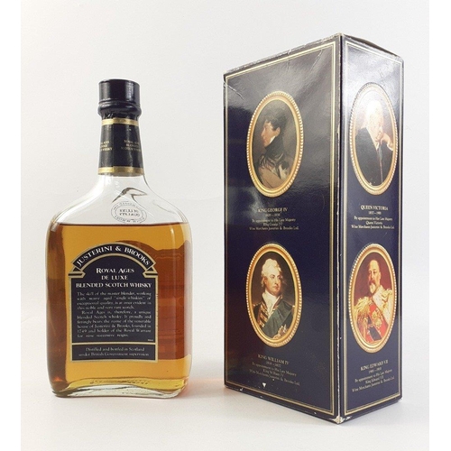 184 - ROYAL AGES J&B Deluxe Quality blended Scotch Whisky boxed. 75cl.#203