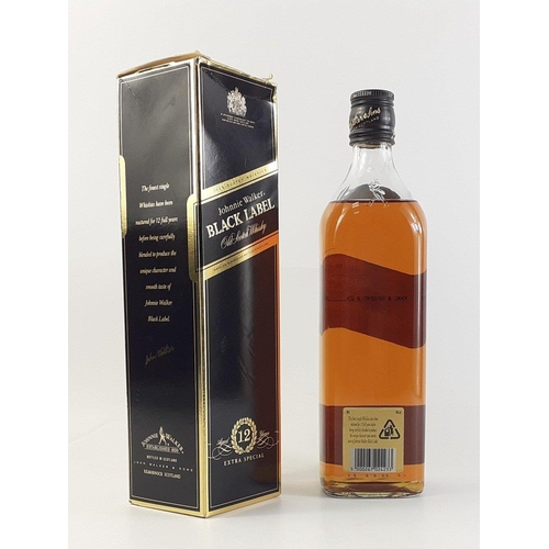 187 - JOHNNIE WALKER Black Label Extra Special aged 12 years in box. 70cl.#206