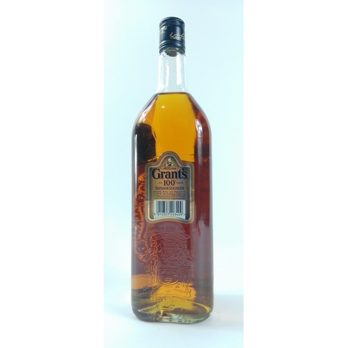 200 - A WILLIAM GRANT 100% US proof superior strength 1 litre bottle of whisky#219