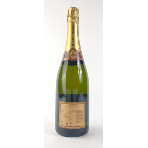 222 - A bottle of 2004 Heidenseck & Co Monoploe champagne in excellent condition,750ml#242