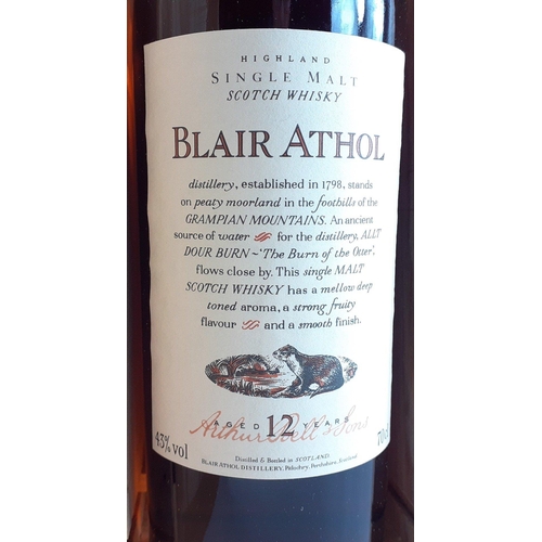 24 - BLAIR ATHOL. Boxed 12 years Malt. 70cl in presentation wooden box.#30