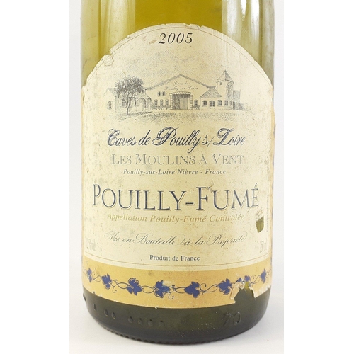 256 - A bottle of 2005 750ml POUILLY-FUME white wine purchased by the vendor from the caves at Pouillys Lo... 