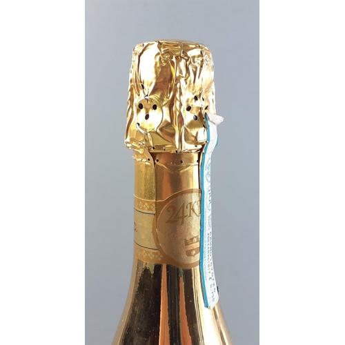 264 - A LUXURY EDITION gold foil wrapped 24kt PROSECCO - 2015 sealed 750ml.#284