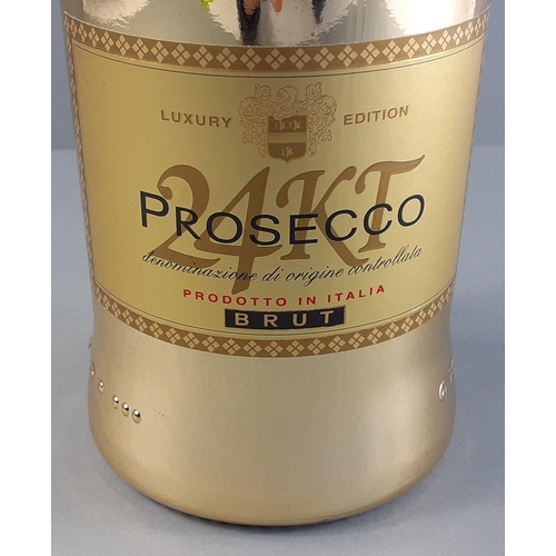 264 - A LUXURY EDITION gold foil wrapped 24kt PROSECCO - 2015 sealed 750ml.#284