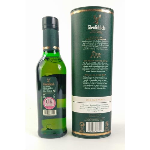 32 - A boxed 35cl GLENFIDDICH 12 year old single malt whisky#41